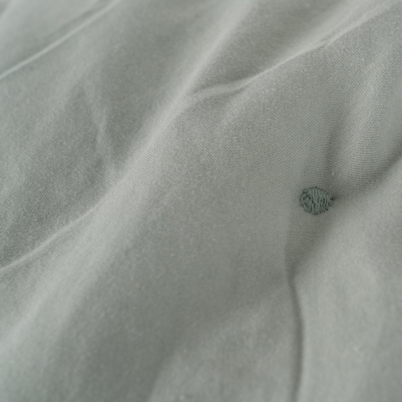 Polyester Solid Colour Bedding, Green, W260 x L180cm