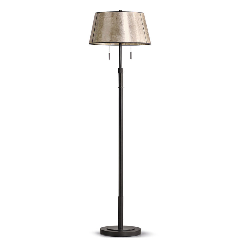 Lampe sur pied 67 po Maraman, Bronze foncé, Brun mica