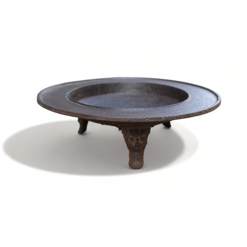 Round Iron Wood Burning Fire Pit