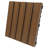 12'' L x 12'' W Plastic Interlocking Deck Tile in Dark Brown