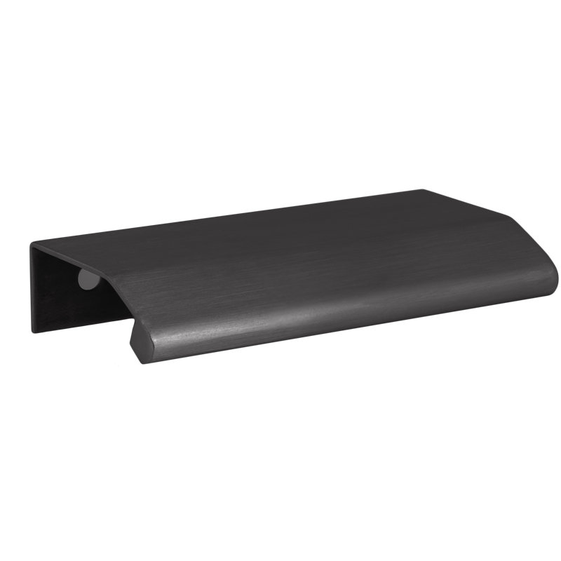 Cabinet Finger Edge Pull, 3 15/16″, Satin Brass