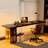 Black Rectangular Solid Wood desk-950890698-950890711