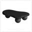 Table basse en forme de nuage avec 3 pieds sphériques, courbes et plateau spacieux pour les salons modernes-812721584-812721585