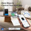 Humidificateur intelligent 8L DREO, 80 heures d'autonomie, brume chaude et froide jusqu'à 600 pi², contrôle précis de l'humidité, 1500 lumières RVB et 28 dB