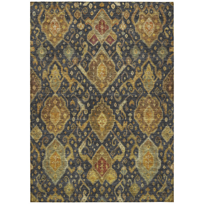 Machine Washable Indoor/Outdoor Chantille ACN2306 Global Rug, Rectangle 10' x 14'