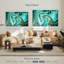 Abstrait de marbre bleu sarcelle Avery-107952863
