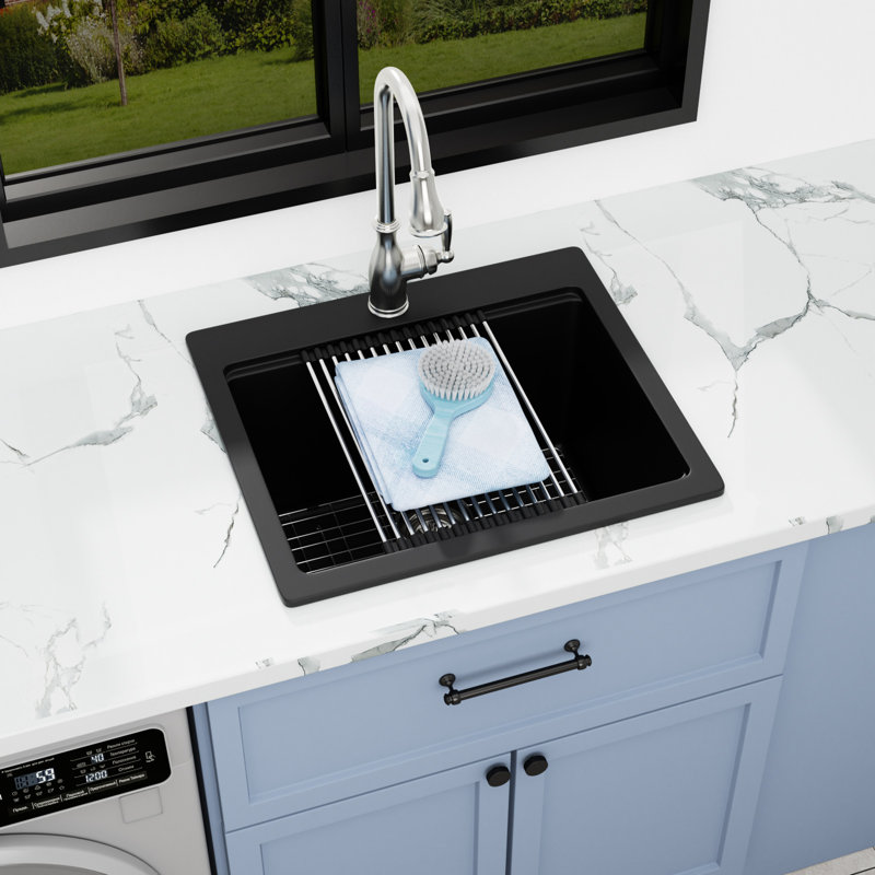 Évier de station de travail en quartz
