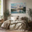 «Rustic River Serenity», art mural sur toile grand format - Décoration de salon, de chambre à coucher ou de bureau-1449859744
