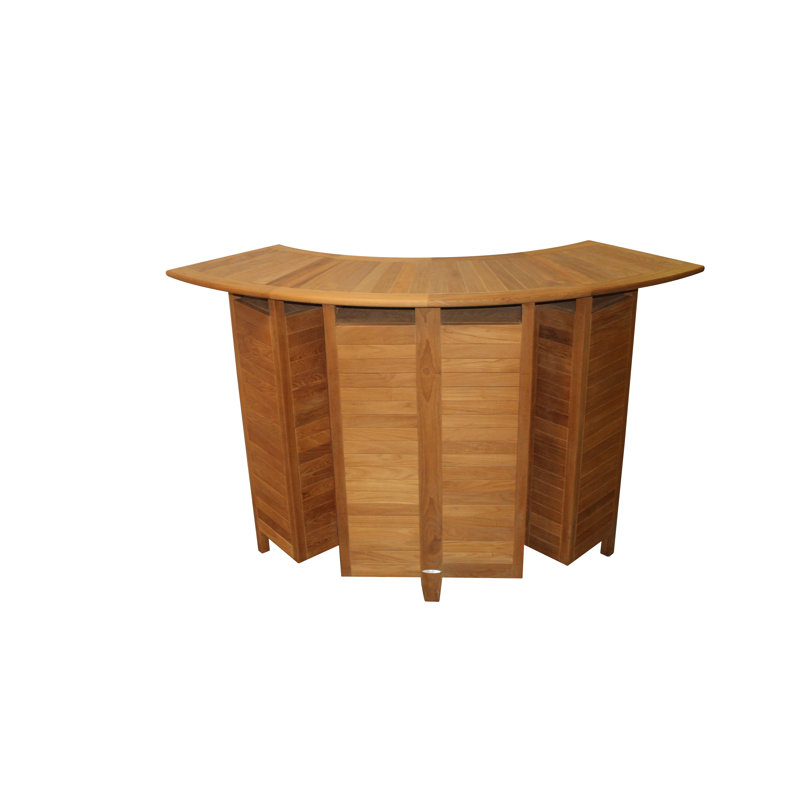 Rosecliff Heights Chantasia Rosecliff Heights Bar Counter with Solid ...