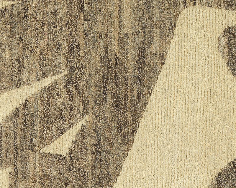 Paradise Hand Knotted Floral Area Rug in Beige/Taupe, Rectangle 12' x 16'
