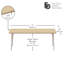 Rectangle T-Mould Adjustable Height Activity Table-99069345-116945859-116945861