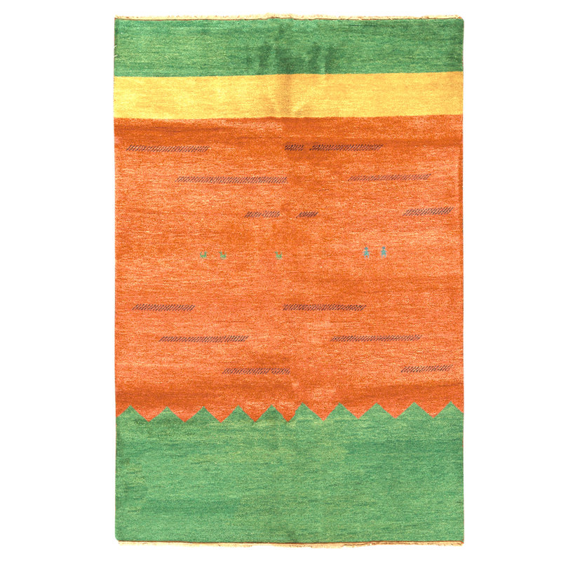 Tapis multicolore de haute qualité noué à la main