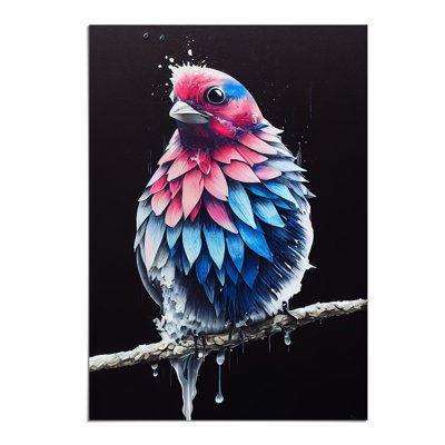 Bird Paint Drips No.4 - Wall Art