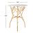 Oxendine Glass Top End Table-562454752