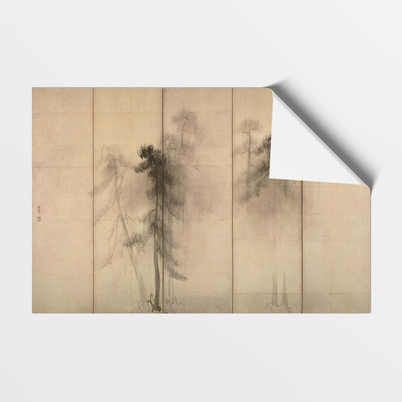 Pine Trees by Hasegawa Tohaku - Frameless Print, 42 cm H x 59.4 cm W