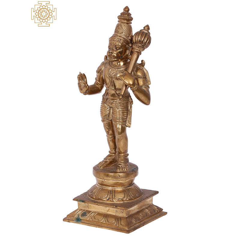 Figurine Sankat Mochan Hanuman debout