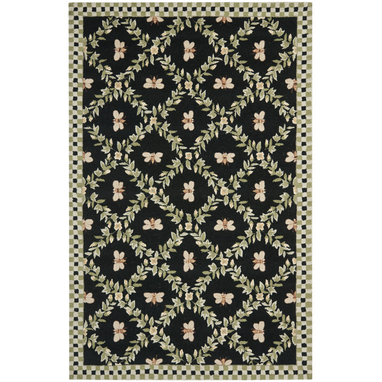Hand Hooked Wool Southwestern Rug