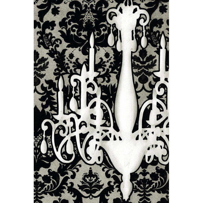 Patterned Chandelier I by Ethan Harper - Wrapped Canvas Print, 46cm H x 30cm W x 3.8cm D