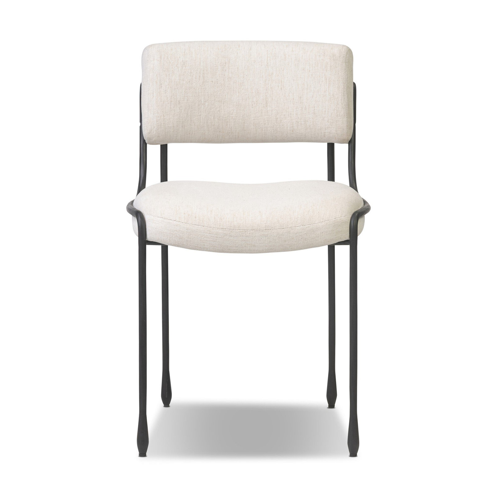 Genuine Leather Side Chair, Crypton Nomad Snow