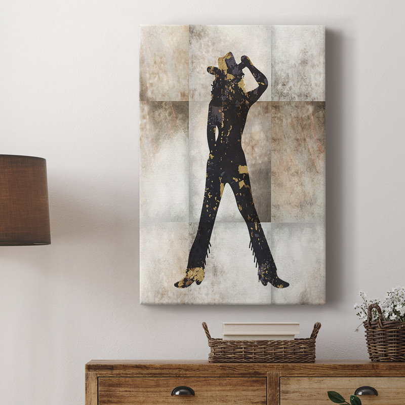 Cowgirl II -Custom Wrapped Gallery Cavas, 27" H x 18" W