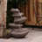 Analayah Outdoor Weather Resistant Floor Fountain with Light