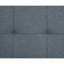 Canapé-lit convertible moderne en tissu gris avec ports USB et porte-gobelets rabattables
