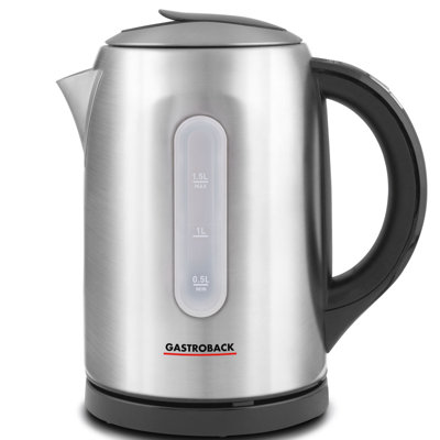 Gastroback 1.5L Stainless Steel Electric Tea Kettle