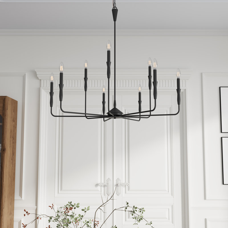 Bollinger 9 - Light Dimmable Classic / Traditional Chandelier