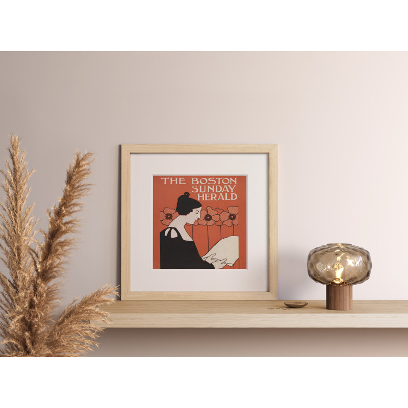 Cadre photo en bois massif avec verre, Beige, L 12 po x H 12 po