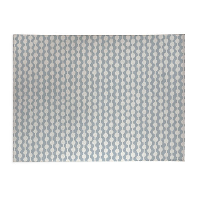 Tapis de bureau à pois