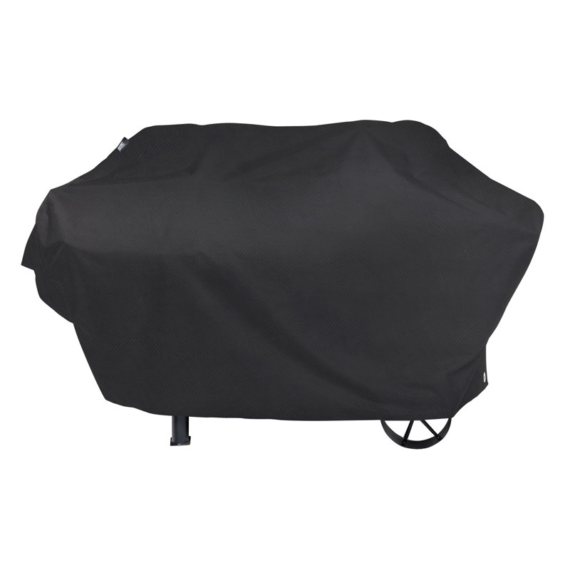 Modern Leisure Black Diamond 48 in. Grill Cover, Waterproof, 48"L x 23"W x 44"H, Black, 44.5" H x 25" W x 73" L