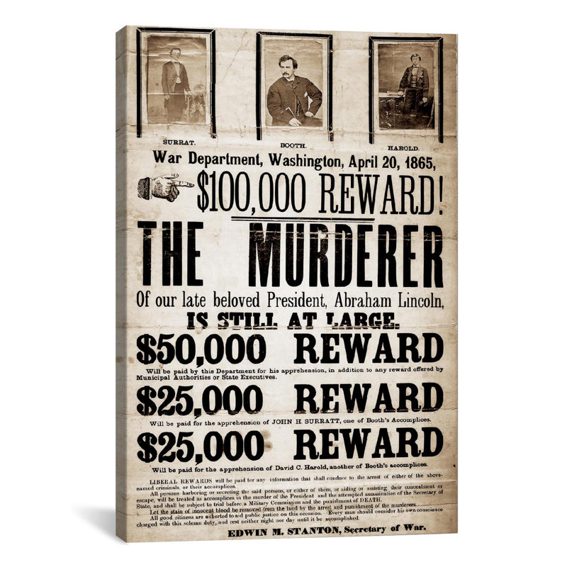 Art textuel sur toile, "dead or alive-murderer recherché" Mugshot, H 60 po x l 40po x P 1,5 po, Toile tendue, Pas de tapis