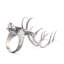 Lodge Pewter Elk Head Napkin Ring