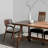 Modern Rectangular Solid Wood Dining Table-1067145817