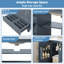 Meuble-lavabo de 30 po avec lavabo en céramique, meuble-lavabo à cadre en bois massif avec tablette réglable, tiroir avec cloison, pieds en bois massif-1156470438