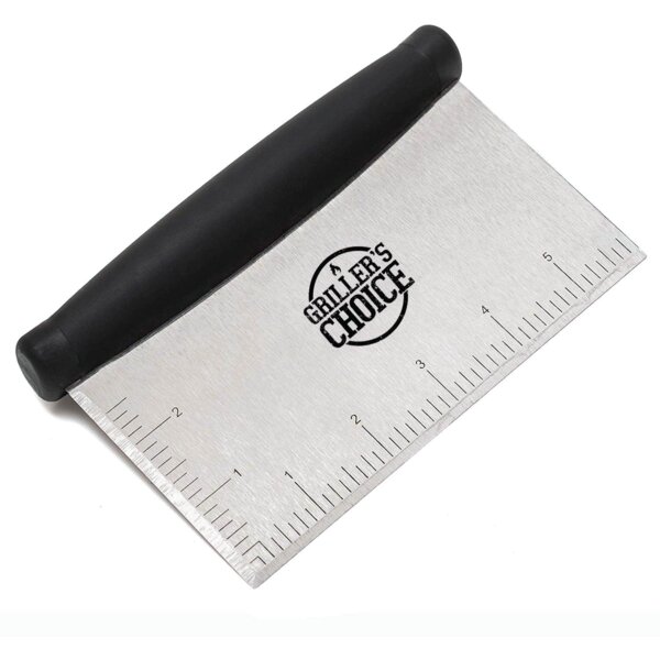 Stainless Steel Bench Scraper Chopper With Ruler Must Have In Your