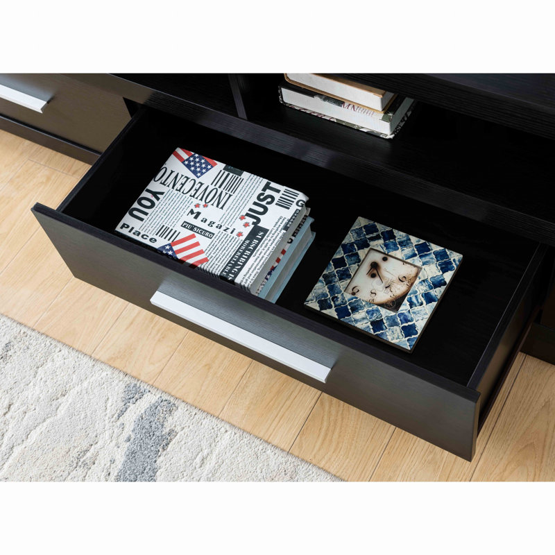 Meuble télé 60 po, Noir, noir, noir, noir, 60"