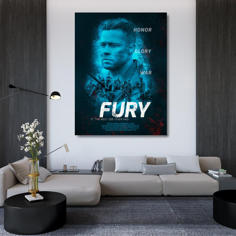Fury, 48" H x 36" W