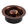 SinkSense Antique Copper 3.5" Disposal Flange Drain with Stopper