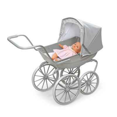 London Doll Pram - Executive Gray