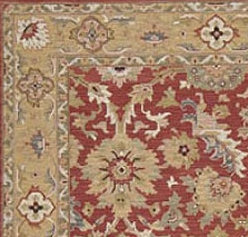 Baar Wool Floral Indoor Rug, Rectangle 9'10" x 13'10"