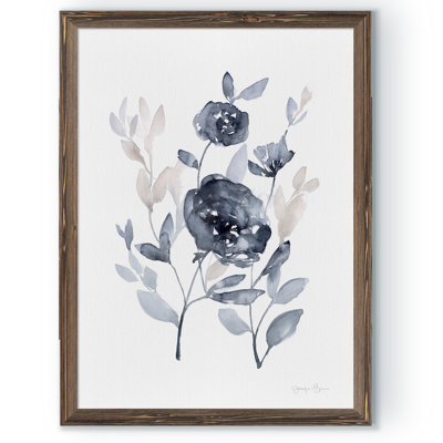 «Pe pivoines in Grey II» par Paul Cezanne - reproduction d'art encadrée