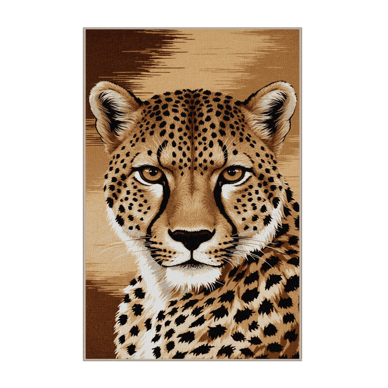  Tapis lavable guépard de gros guépards de Tanzanie, Tapis de couloir 2 pi x 4 pi