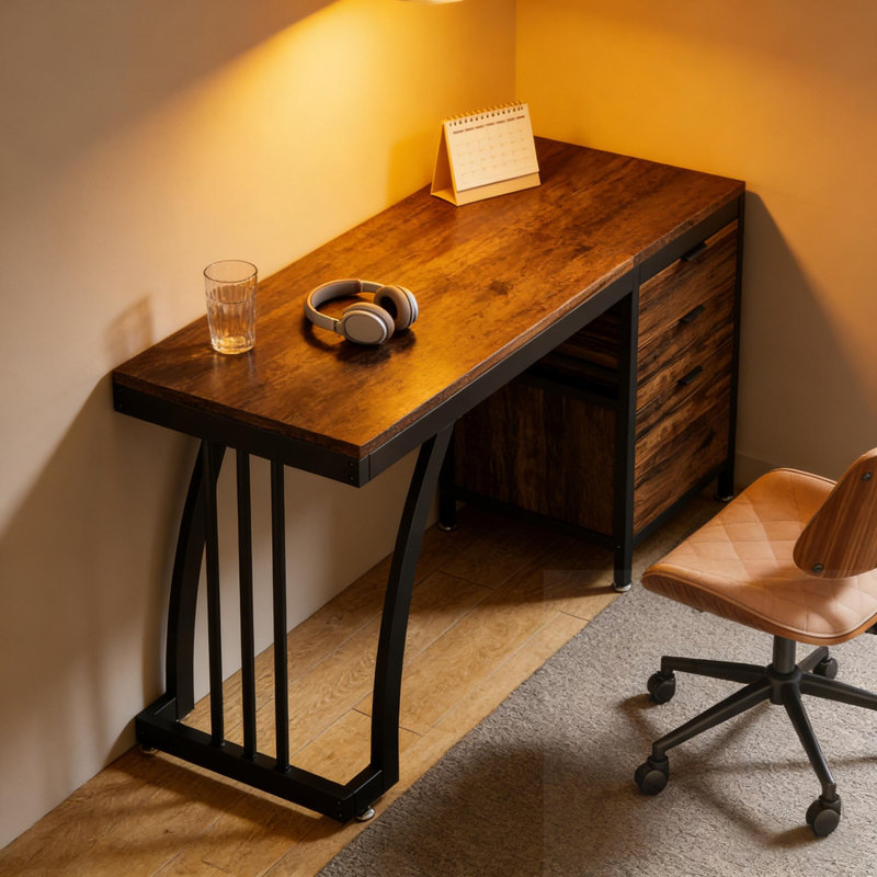 Bureau avec tiroirs