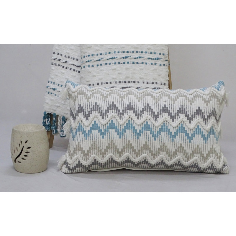 Bhawna's Fusion Cotton Throw Pillow