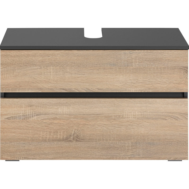 Edder Back To Wall Toilet Unit, Oak