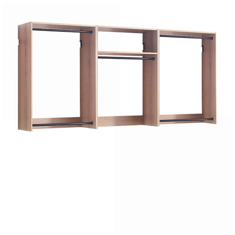 Systèmes de placard, placard modulaire en bois Devi avec finition chêne | Chêne | Bois, Brun