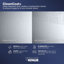 Levity Plus Less Sliding Shower Door, 77-9/16 In. H X 44-5/8 - 47-5/8 In. W, With 5/16 In.-Thick Crystal Clear Glass-1266531431