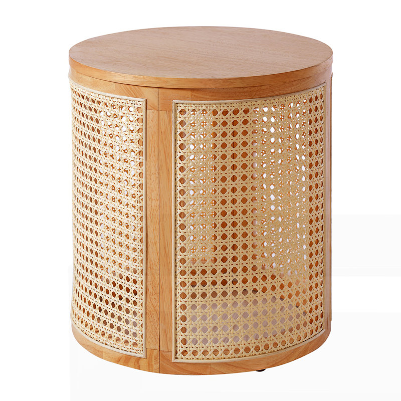 Rubber Solid Wood Side Table
