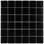 Metro Quad Matte Black 11-3/4" x 11-3/4" Porcelain Mosaic Floor and Wall Tile